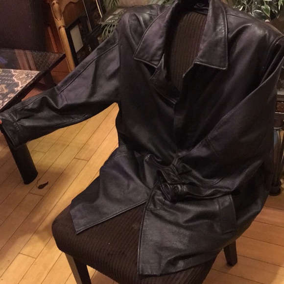 COPY - Mens Leather Coat Size XXL - Picture 8 of 8